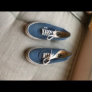 Cobalt blue van sneakers
